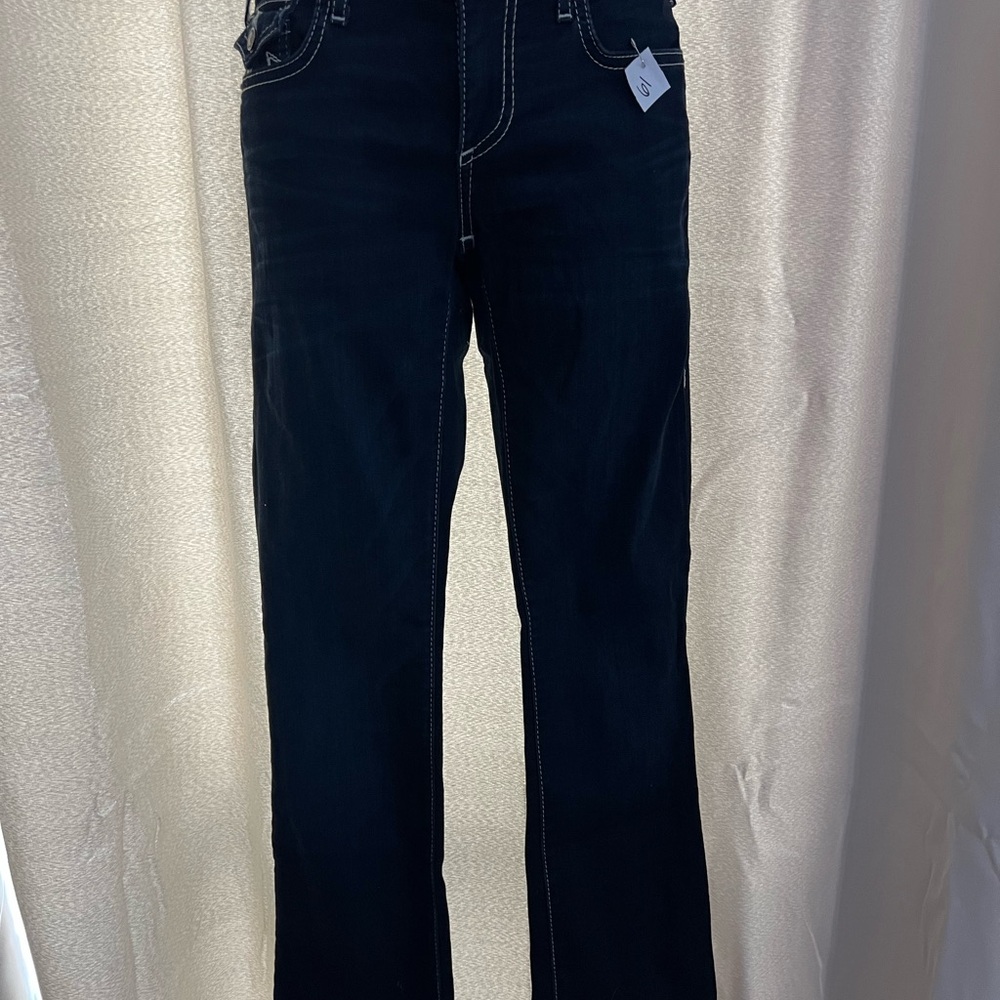True Religion Women's Deep Blue Bootcut Jeans